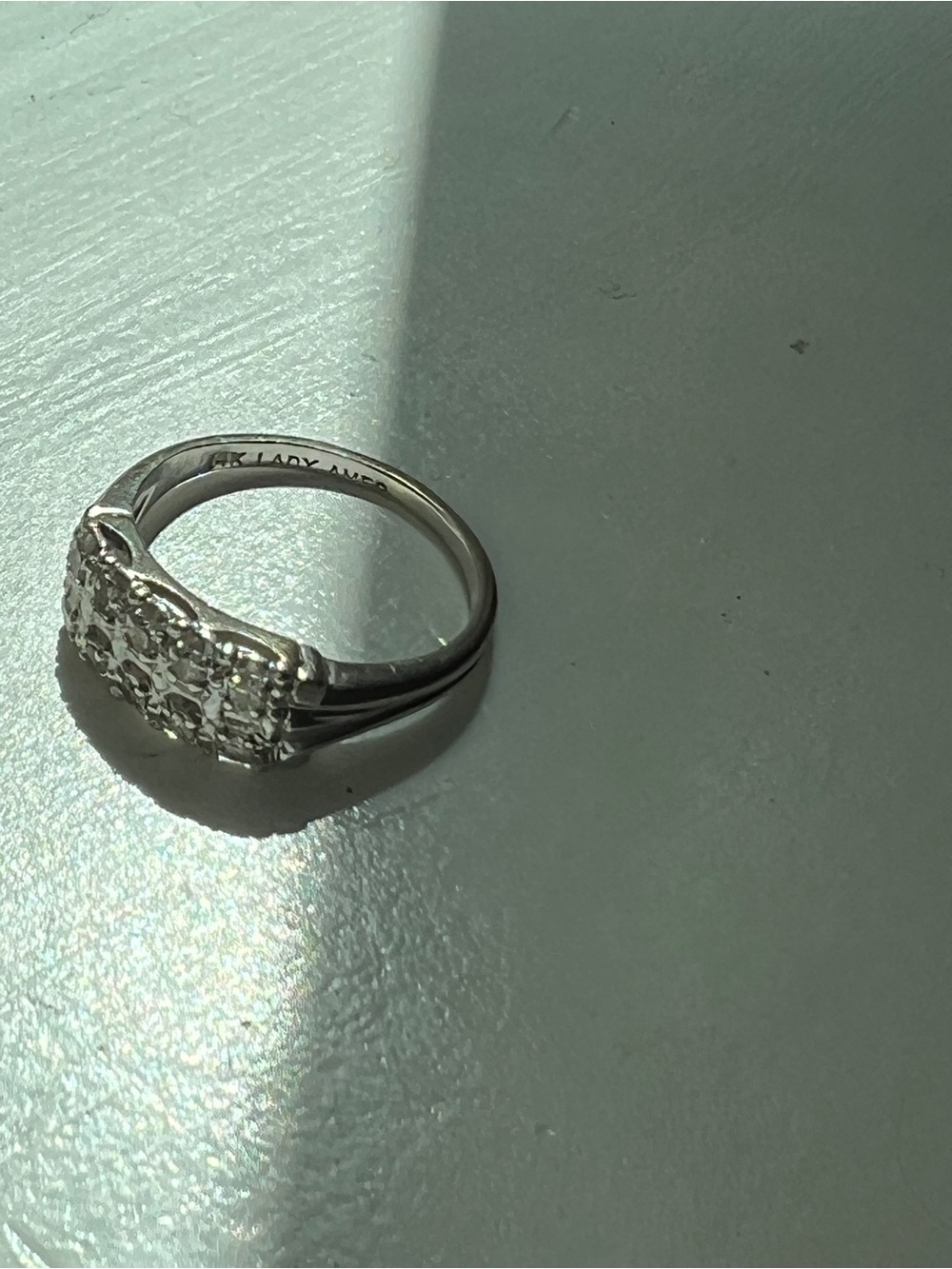 14k Vintage Diamond Ring - Picture 5 of 8